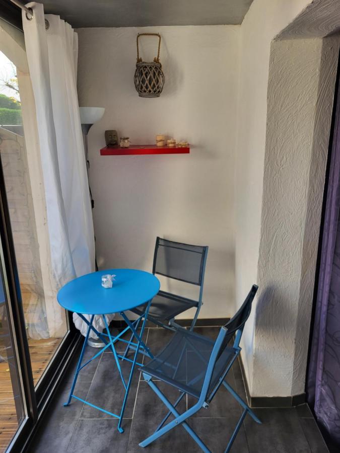 Studio Rdc, Terrasse, Parking Bandol Exteriör bild